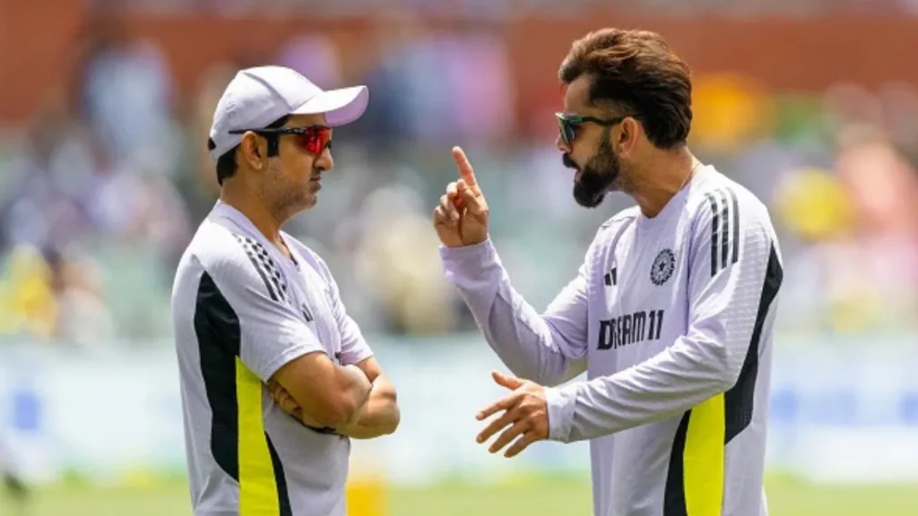virat kohli avoids gautam gambhir indore cricket