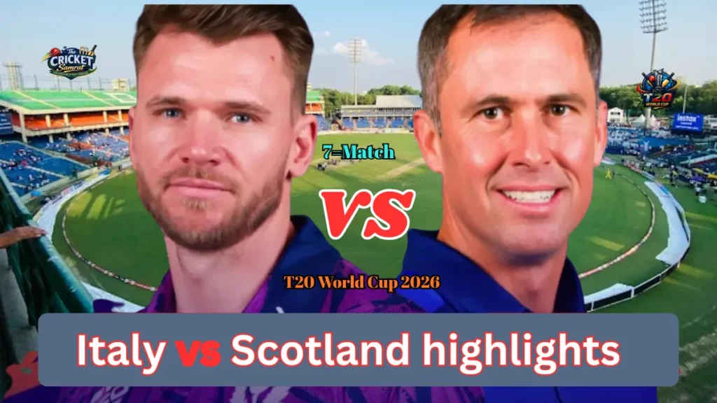 Italy vs Scotland