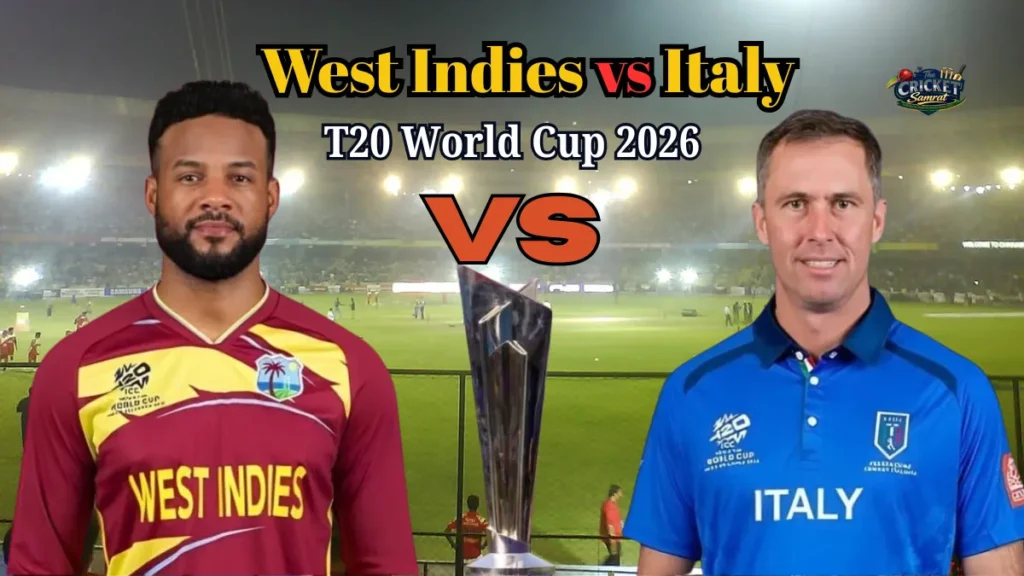 West Indies vs Italy T20 World Cup
