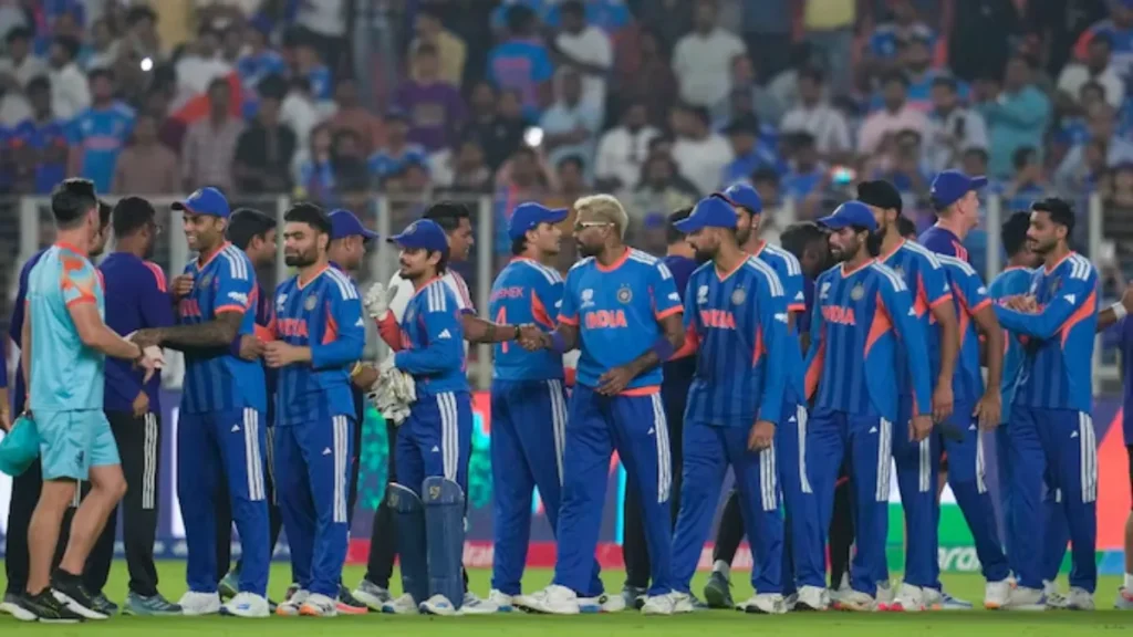 India vs New Zealand T20 World Cup Final scorecard